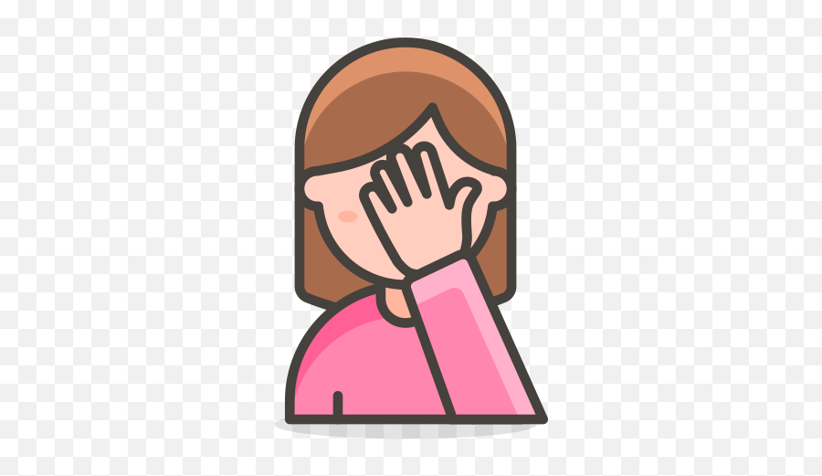 Woman Facepalming Free Icon Of 780 Free Vector Emoji,Facepalm Transparent
