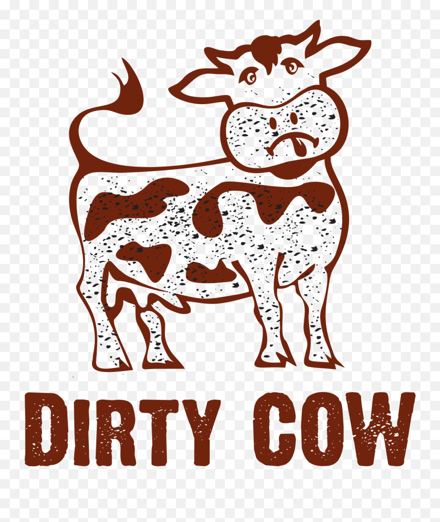 Dirty Cow - Dirty Cow Emoji,Cow Logo