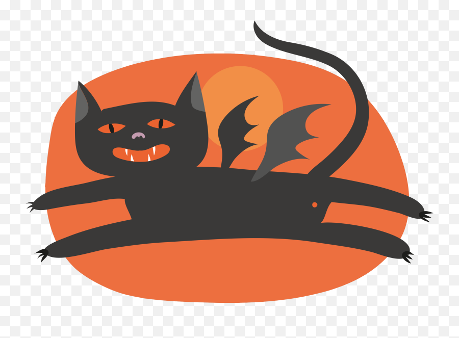 Black Cat Clipart - Cat Emoji,Black Cat Png