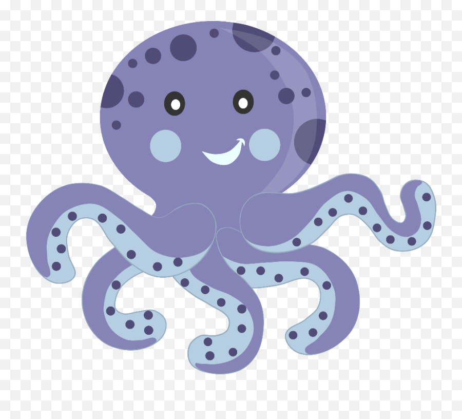 Octopus Clipart Ocean Life - Sea Creatures Clipart Bichos Fundo Do Mar Png Emoji,Octopus Clipart
