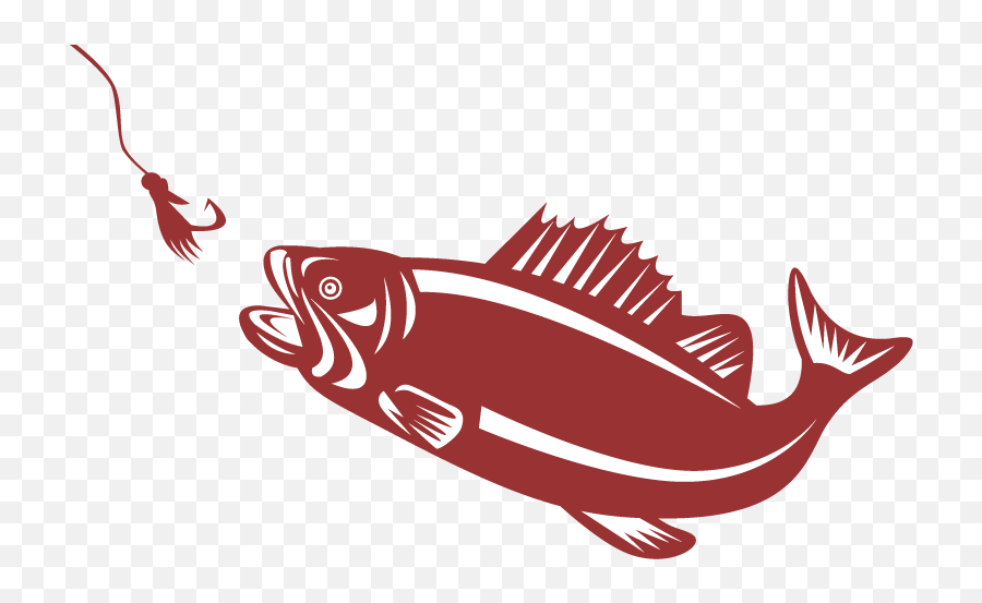 Trout Clipart Wide Mouth Bass Trout - Simple Bass Fish Png Emoji,Bass Fish Clipart