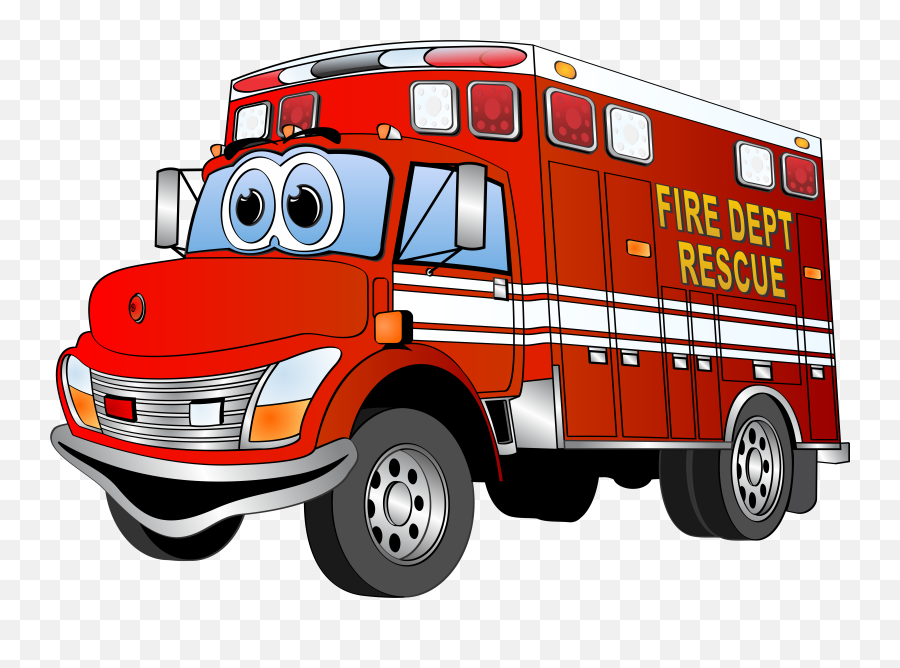 Animated Fire Truck Clipart - Clipart Cartoon Fire Engine Emoji,Truck Clipart