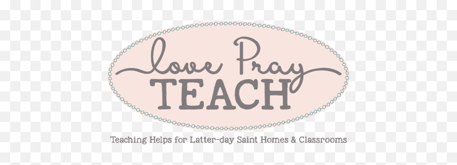 Love Pray Teach - Language Emoji,Relief Society Logo