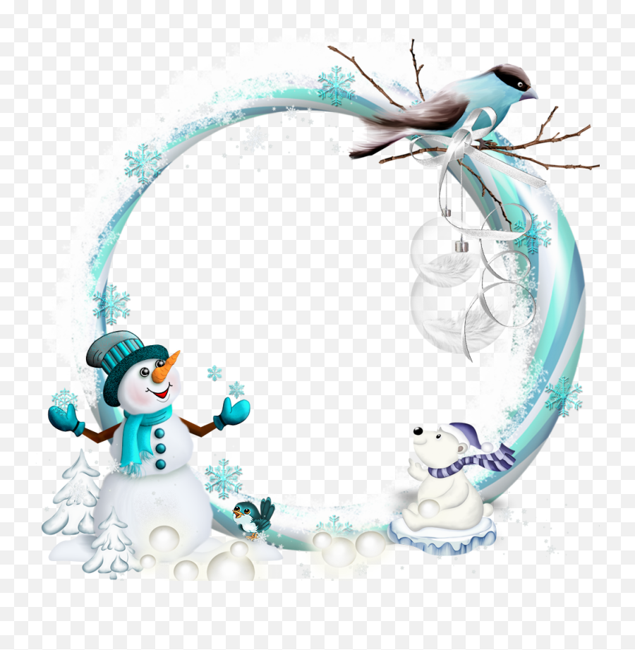 Transparent Holiday Frames - Google Search Christmas Winter Transparent Background Holiday Clipart Emoji,Winter Border Clipart