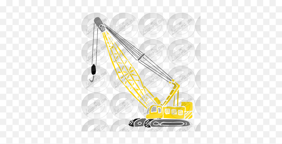 Crane Stencil For Classroom Therapy - Vertical Emoji,Crane Clipart
