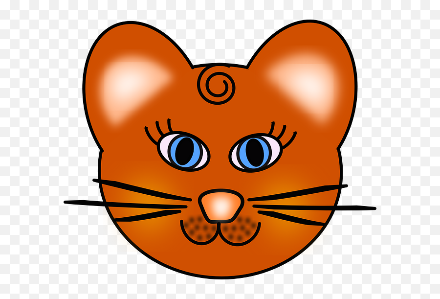 70 Cat Face Vector - Portrait Emoji,Cat Face Clipart
