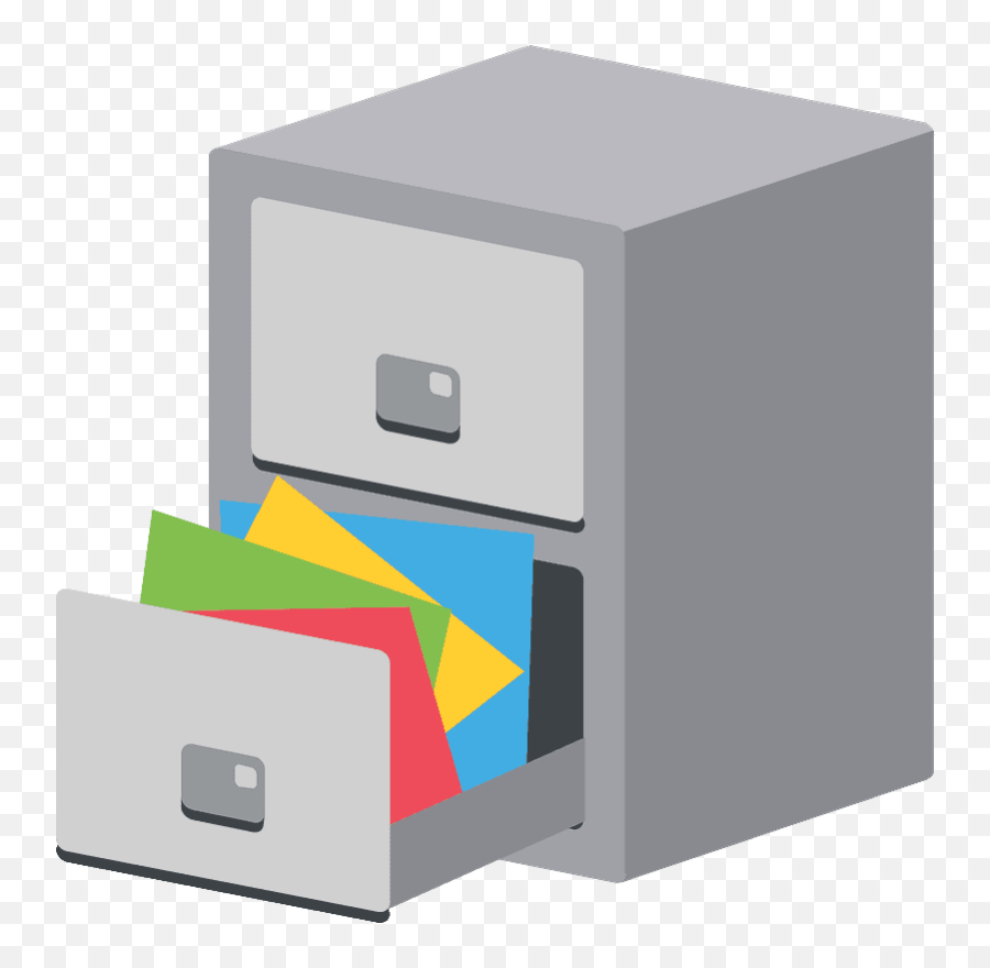 File Cabinet Emoji Clipart - Filing Cabinet Png Transparent File Cabinet Png Transparent,Cabinet Png