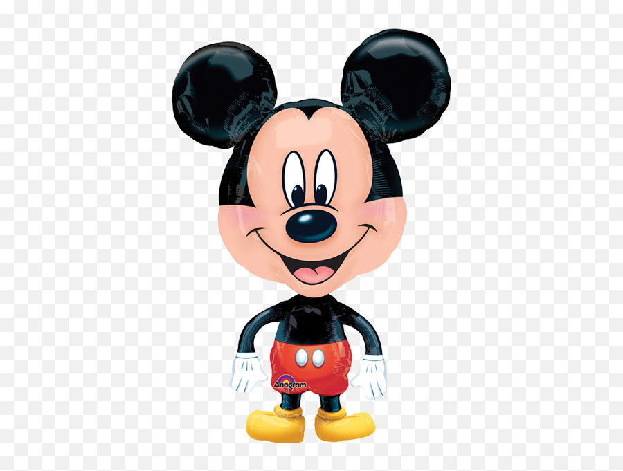Mickey Mouse Balloons Png - Mickey 36s Mickey Mouse Head Mickey Foil Balloon Airwalk Emoji,Mickey Head Png