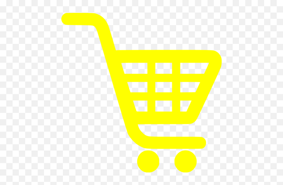 Yellow Shopping Cart Icon - White Checkout Icon Png Emoji,Cart Icon Png