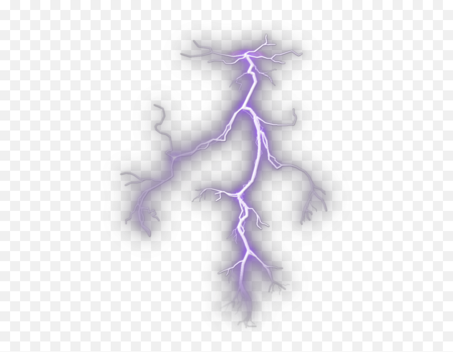 Purple Lightning Purpleaesthetic Sticker By Jonesy - Transparent Red Lightning Emoji,Purple Lightning Png