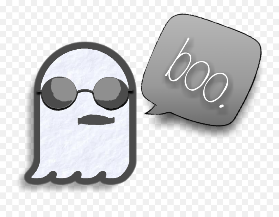 Ghost Ghosts Boo Halloween Scary Cute Black - Cartoon Animated Halloween Ghost Emoji,Ghosts Clipart