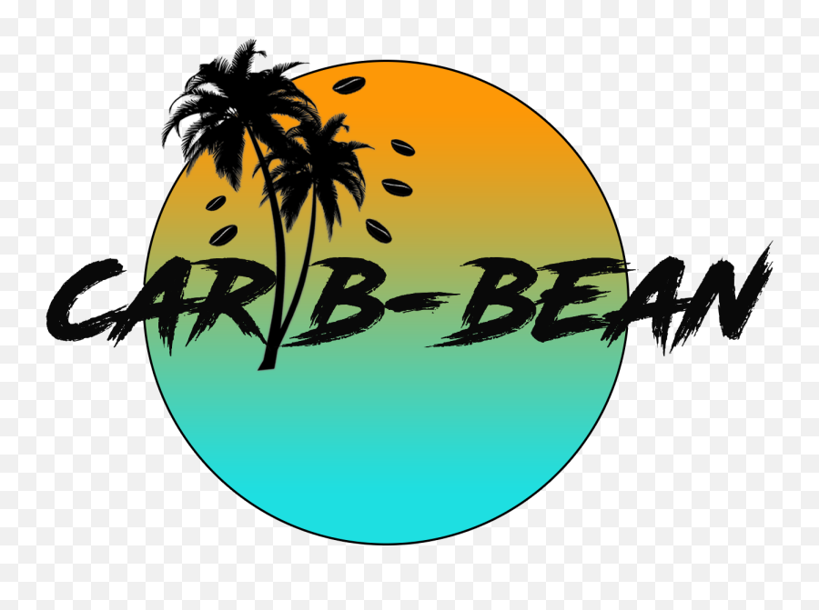 Caribbean Coffee - Black Palm Tree Transparent Cartoon Emoji,Caribbean Clipart