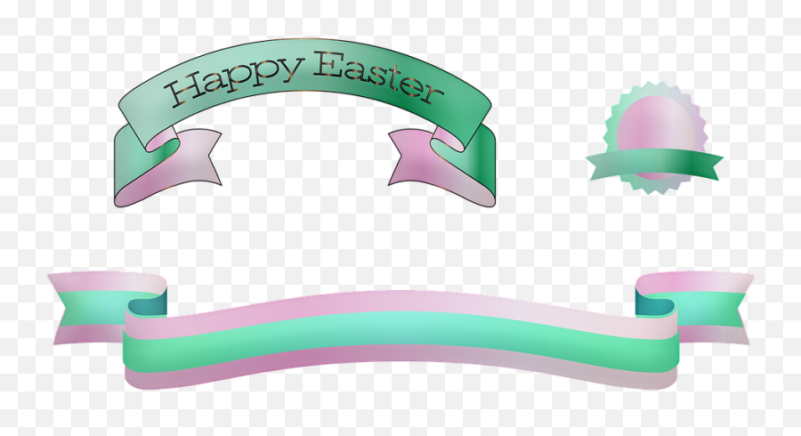 Easter Happy Banner - Free Image On Pixabay Emoji,Happy Holidays Banner Png