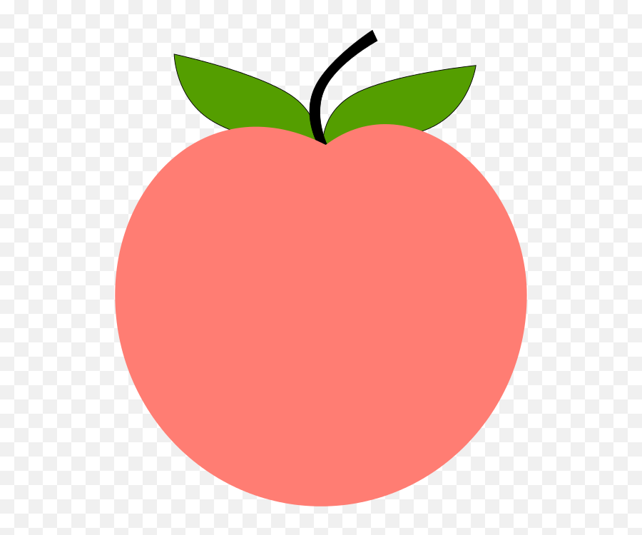 Peach Clip Art Free - Cartoon Peach Transparent Emoji,Peach Clipart