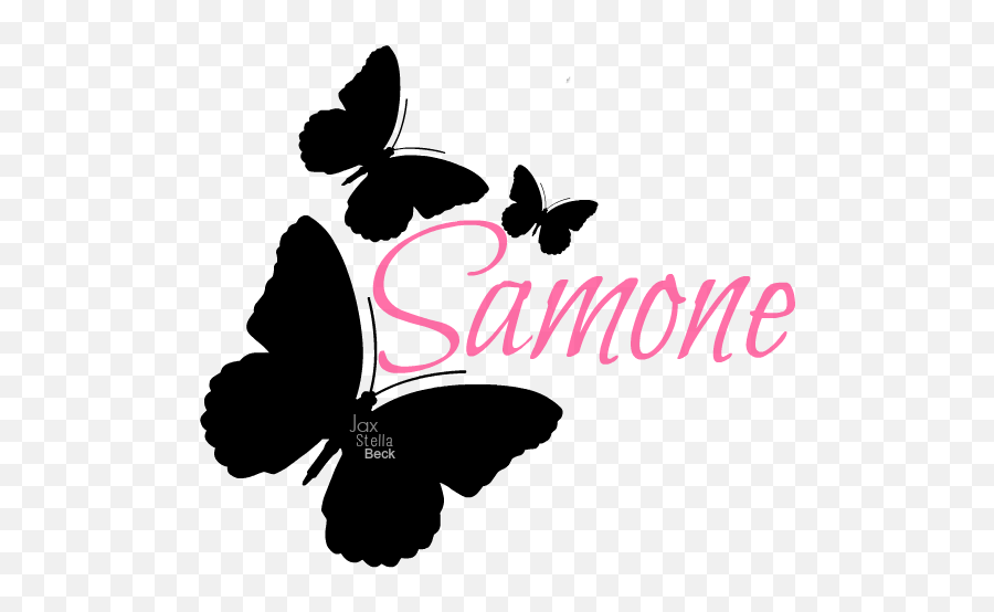 Samone Butterfly Logo - Girly Emoji,Butterfly Logo
