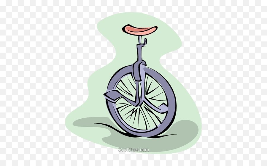 Unicycle Royalty Free Vector Clip Art Illustration - Vc022181 Emoji,Unicycle Png