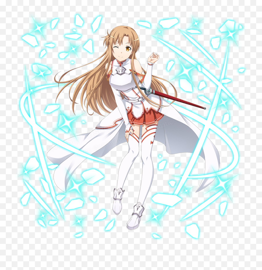Charming Lady Asuna - Sword Art Online Integral Factor Wiki Emoji,Asuna Transparent