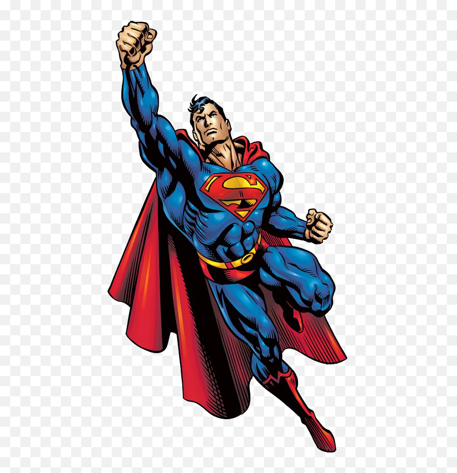 Superman Png Transparent Cartoon - Superman Superhero Emoji,Superman Clipart