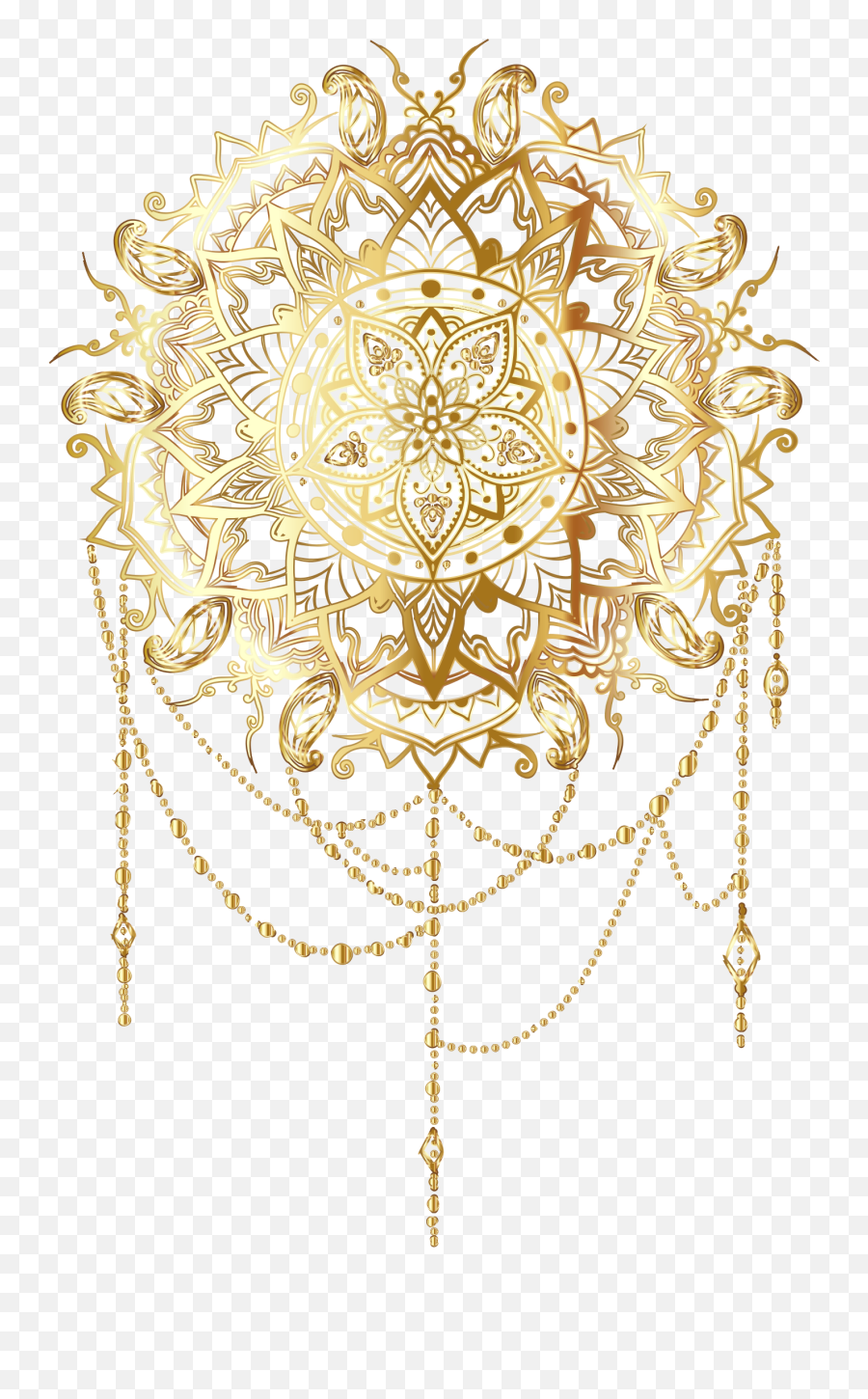 Mandala Clipart Clear Background Picture 1599559 Mandala - Transparent Background Mandala Gold Emoji,Mandala Png