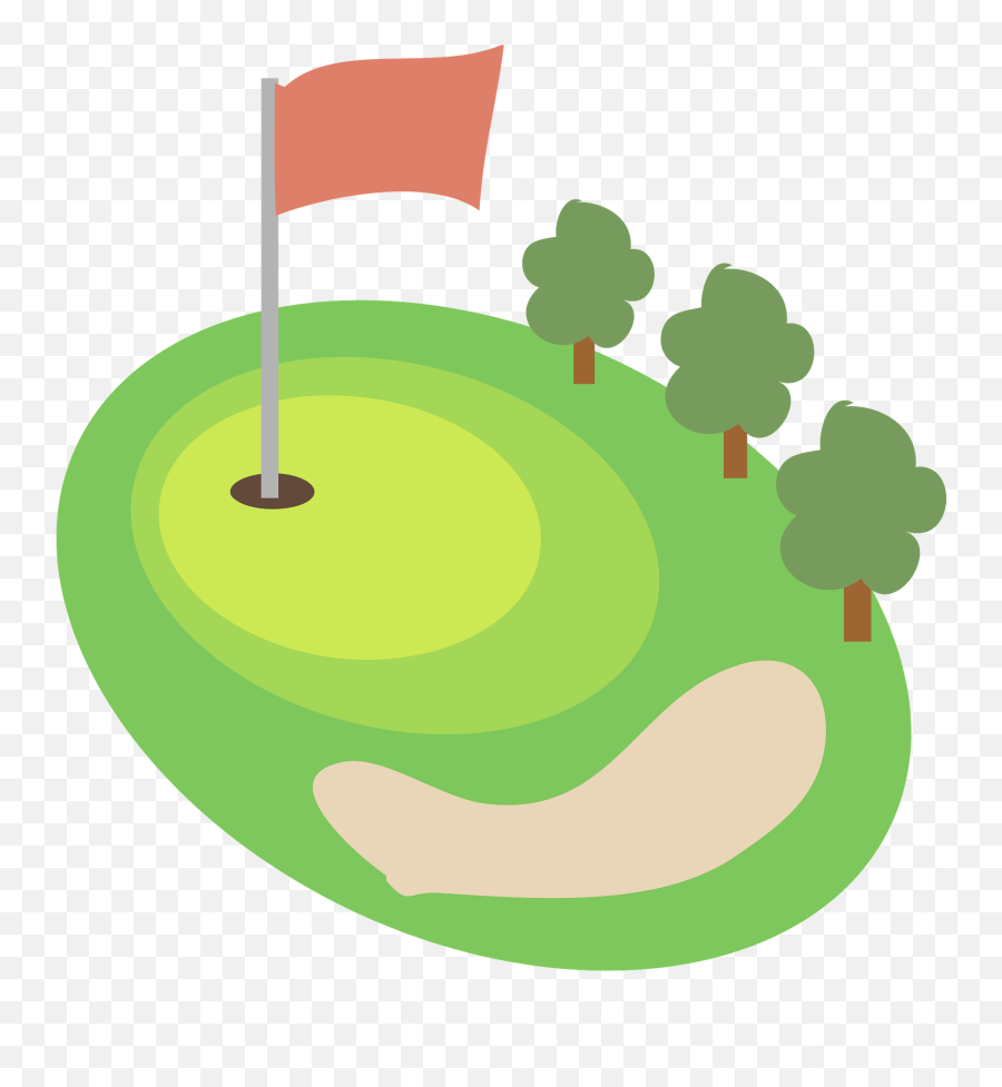 Golf Course Clipart - Transparent Golf Course Clipart Emoji,Golf Club Clipart