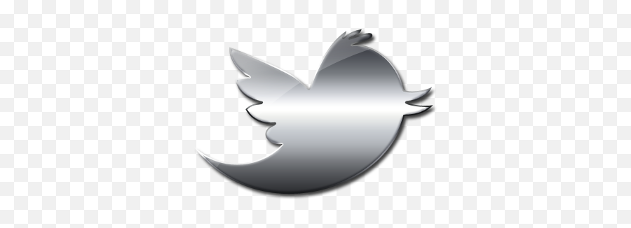 Twitter Bird Logo Png Download - Silver Twitter Emoji,Twitter Logo