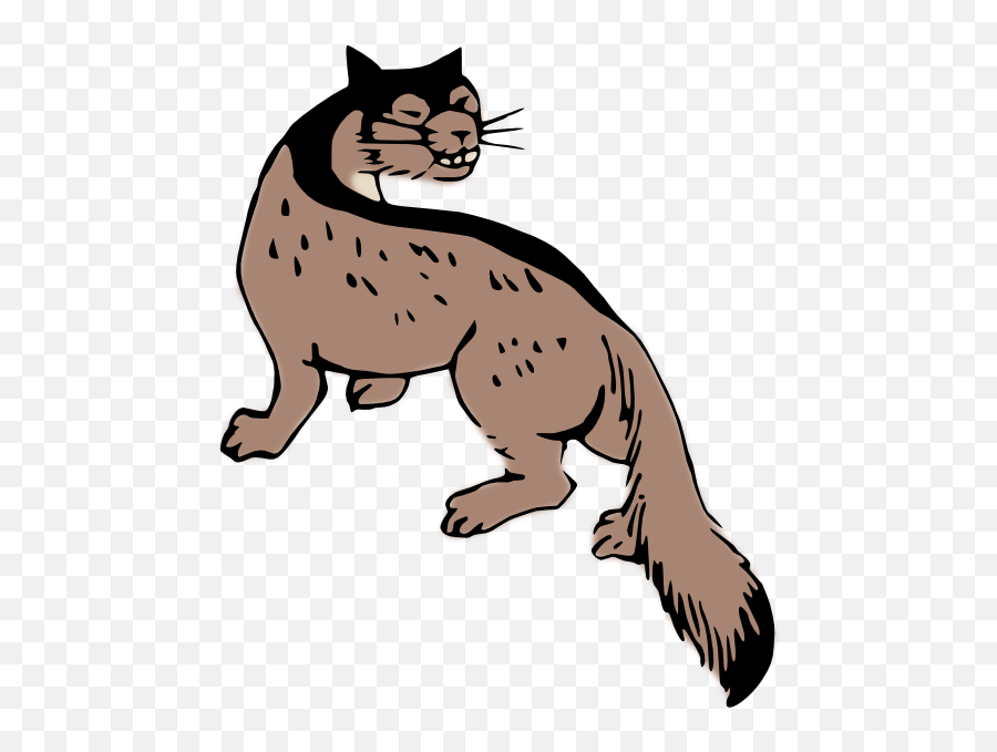 Wild Cat Clip Art At Clker - Wild Cat Clipart Png Emoji,Wildcat Clipart