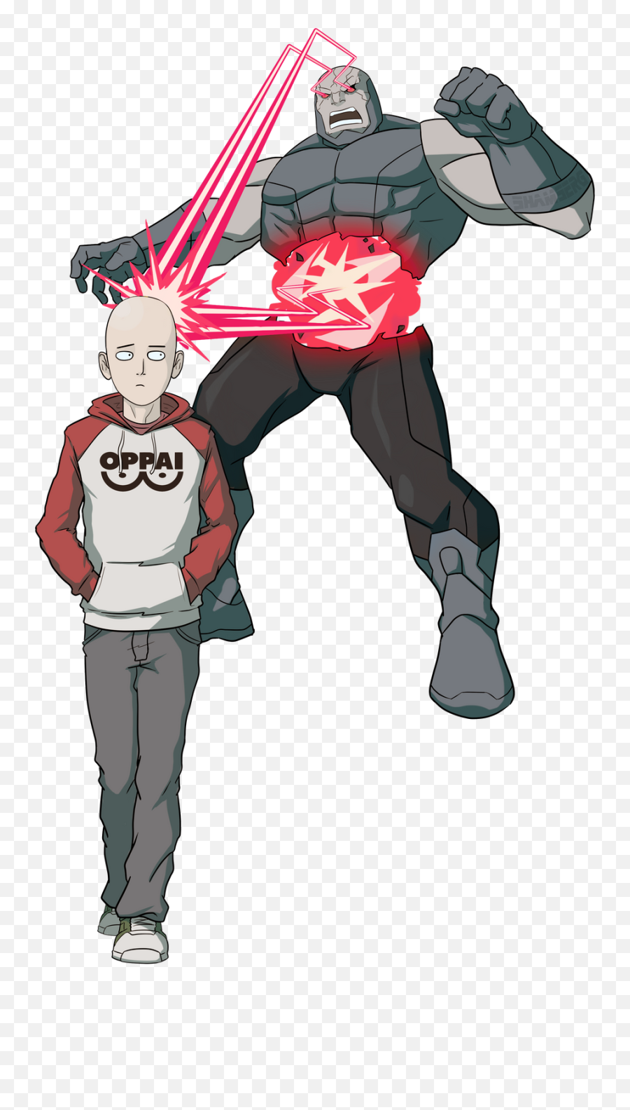 Download One Punch Man Png Image With - One Punch Man Vs Superman Emoji,One Punch Man Png