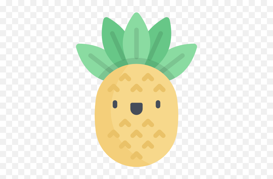 Collection Of Free Kawaii Transparent - Kawaii Pineapple No Background Emoji,Kawaii Transparent