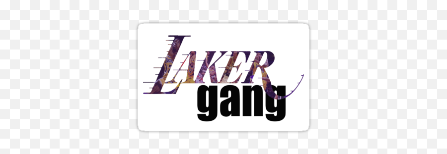Laker Gang - Sticker Emoji,Laker Logo