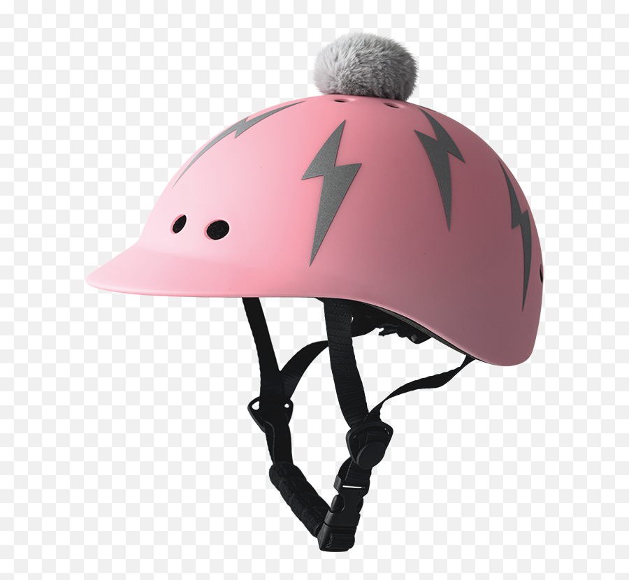 Kids Lightning Bolt Pink - Bicycle Helmet Emoji,Lightning Bolt Transparent