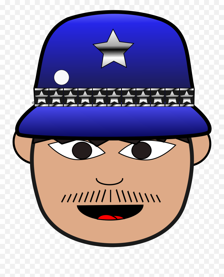 Cop Hat Police Light Blue Png Svg Clip - Clip Art Emoji,Police Hat Clipart