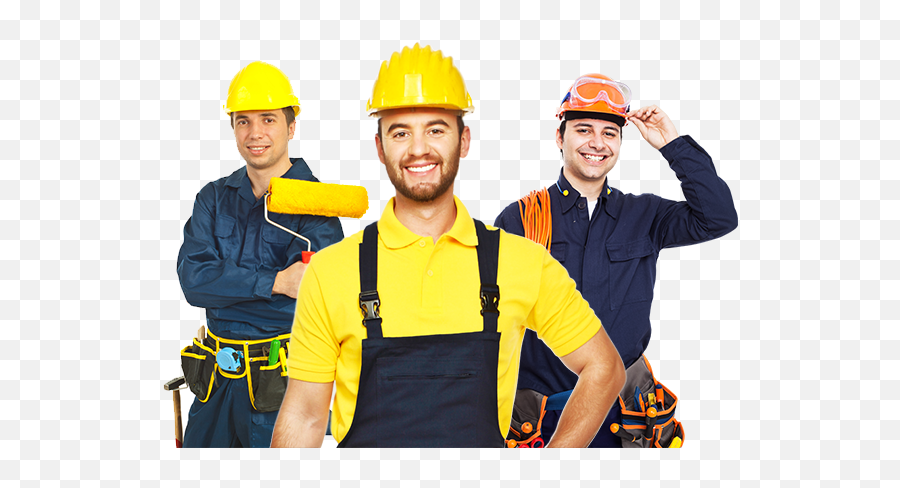 Download Construction Workers Png - Workers Png Emoji,Construction Worker Png