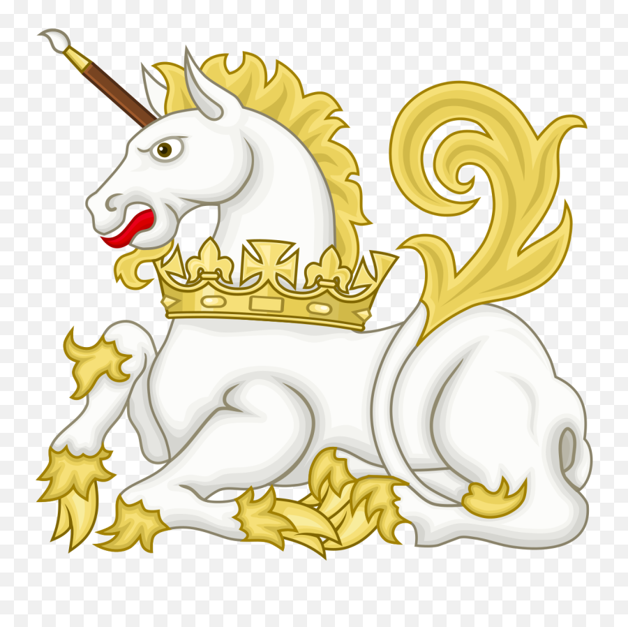 Unicorn With Paintbrush Horn - Henry Vi Antelope Emoji,Unicorn Horn Clipart