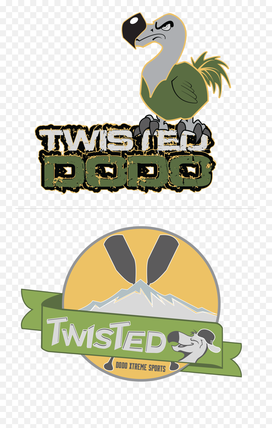 Logo Design For Extreme Sports Company - Twisted Dodo Language Emoji,Sports Logo Design