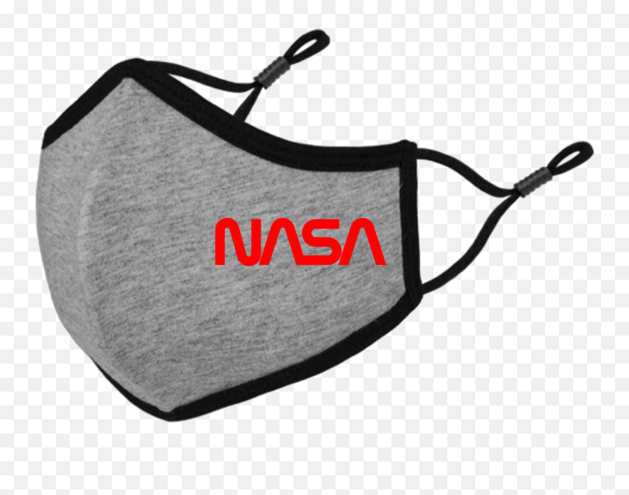 Nasa Worm Logo Triple - Cloth Face Mask Emoji,Worm Logo
