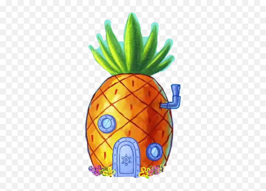 Spongebob Spongebobsqaurepants Sticker By Jazz - Spongebob Pineapple House Emoji,Pineapple Transparent
