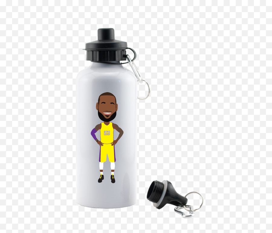 Lebron James Basketball Lakers Aluminium Water Bottle - Liverpool Bottle Emoji,Lebron James Lakers Png