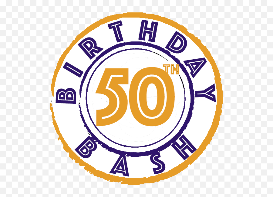 Download Hd Birthday Bash Png - 50th Birthday Images Transparant Emoji,Birthday Bash Png