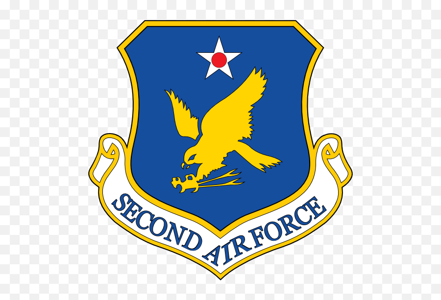 Air Force 2nd Air Force Emblem Sticker - Second Air Force Emblem Emoji,Air Force Clipart