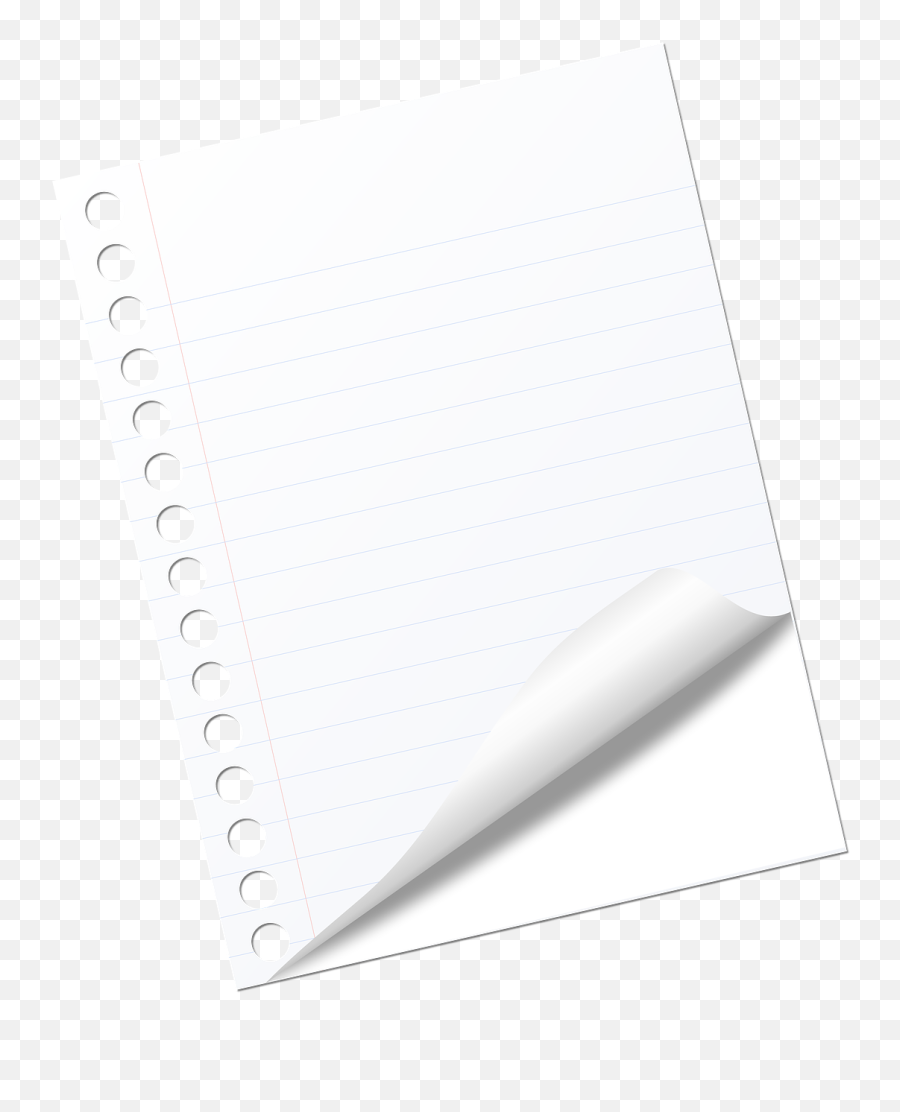 Transparent Notebook Page Png Emoji,Notebooks Clipart