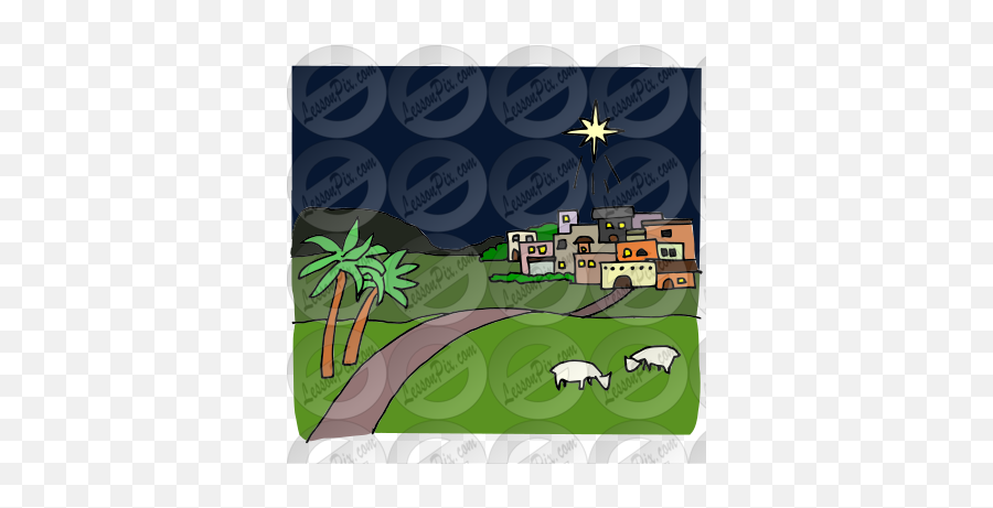 Bethlehem Picture For Classroom Emoji,Bethlehem Clipart