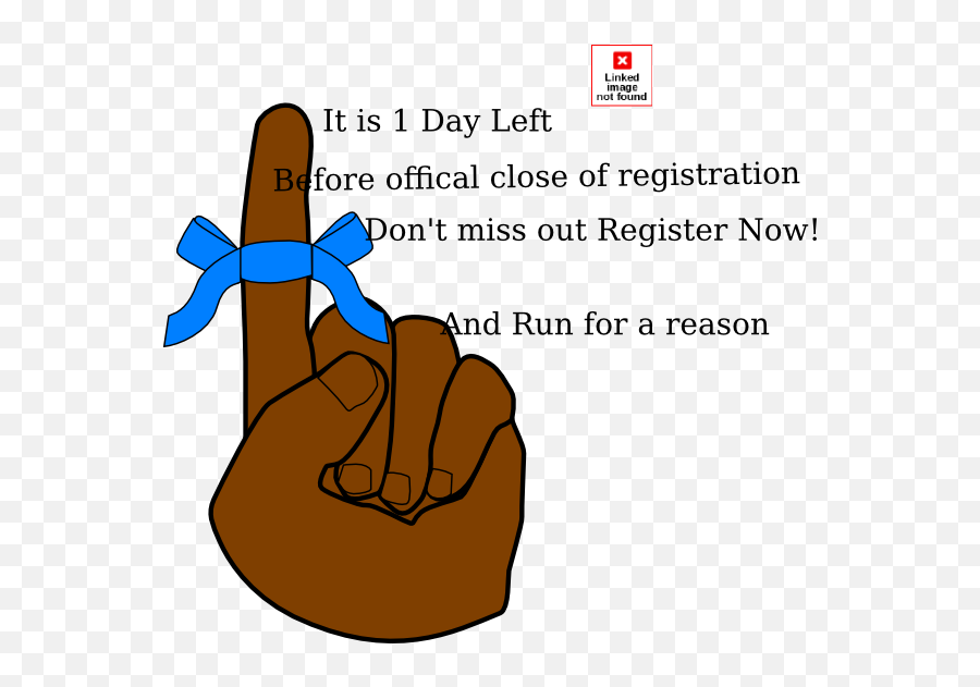 Reminder Finger For Registration Clip - Reminder For Registration Emoji,Reminder Clipart