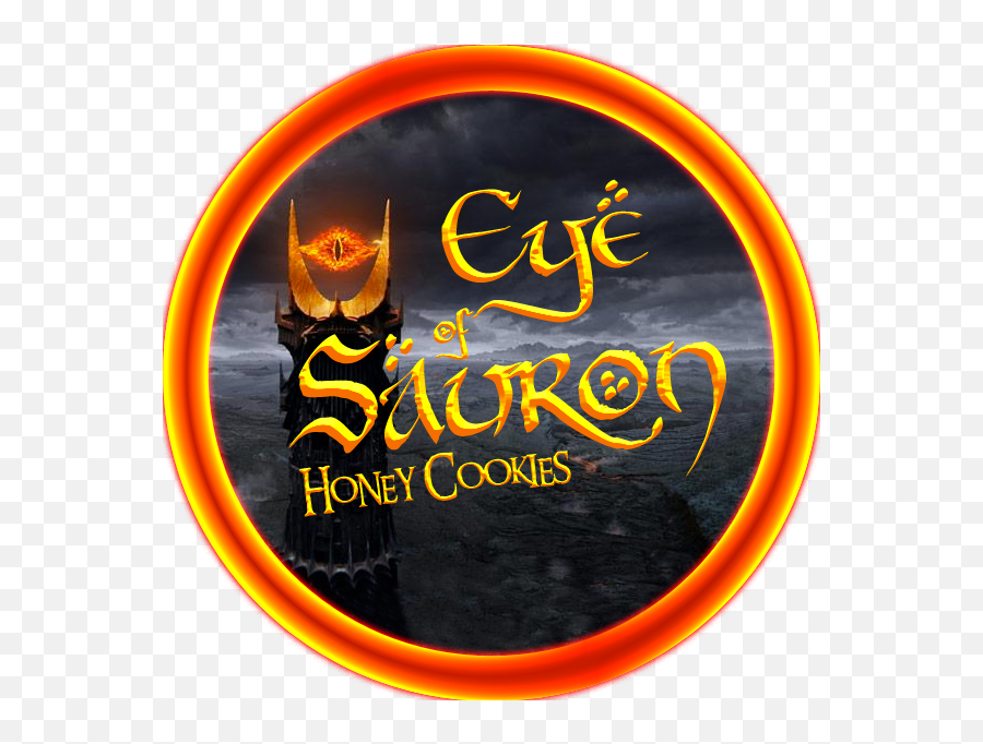 Eye Of Sauron Honey Cookies Emoji,Eye Of Sauron Png