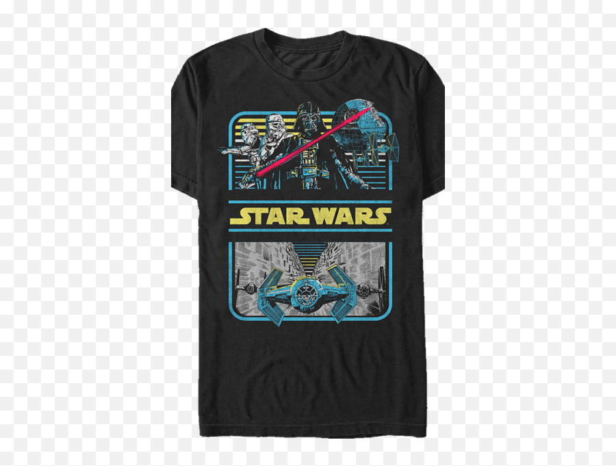 Death Star Trench Star Wars T - Shirt Teehuntercom Emoji,Stormtroopers Logo