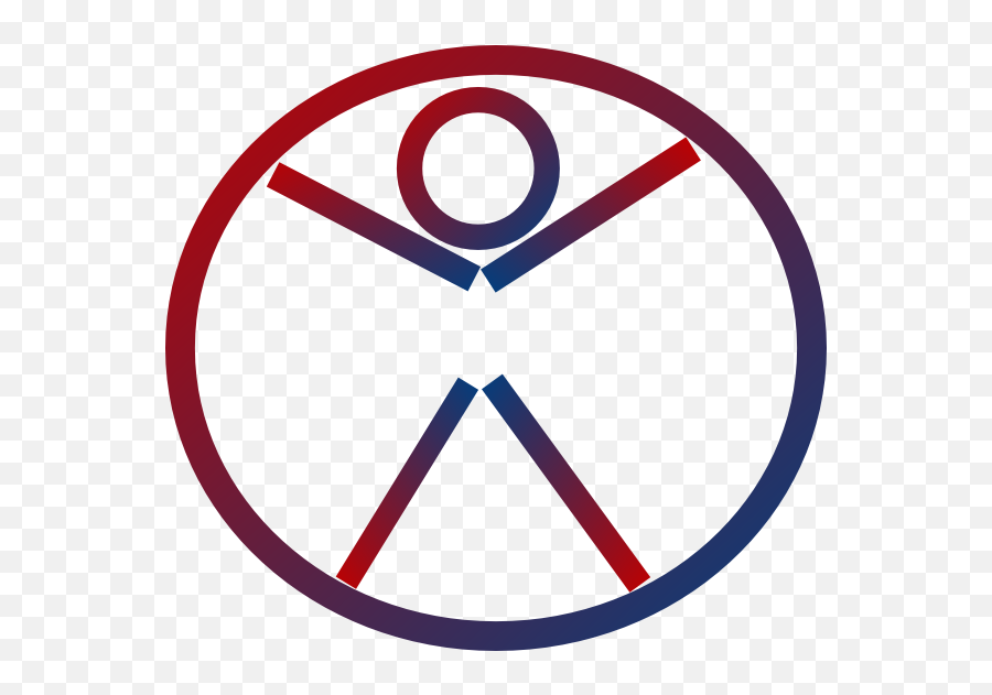 Vitruvian Stick Man Clip Art At Clkercom - Vector Clip Art Emoji,Stick Figure Logo