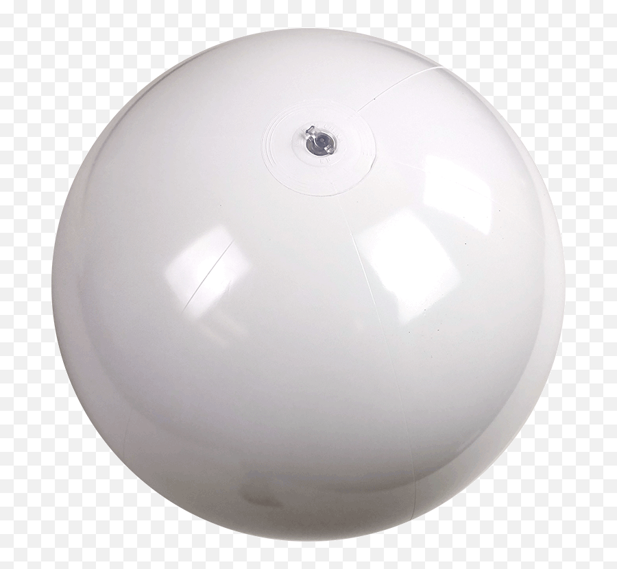24 - Inch Solid White Beach Ball White Beach Balls Emoji,White Sphere Png