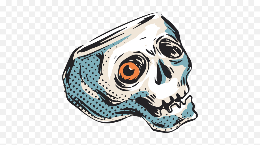 Scary Halloween Skull Illustration Transparent Png U0026 Svg Vector Emoji,Scary Transparent