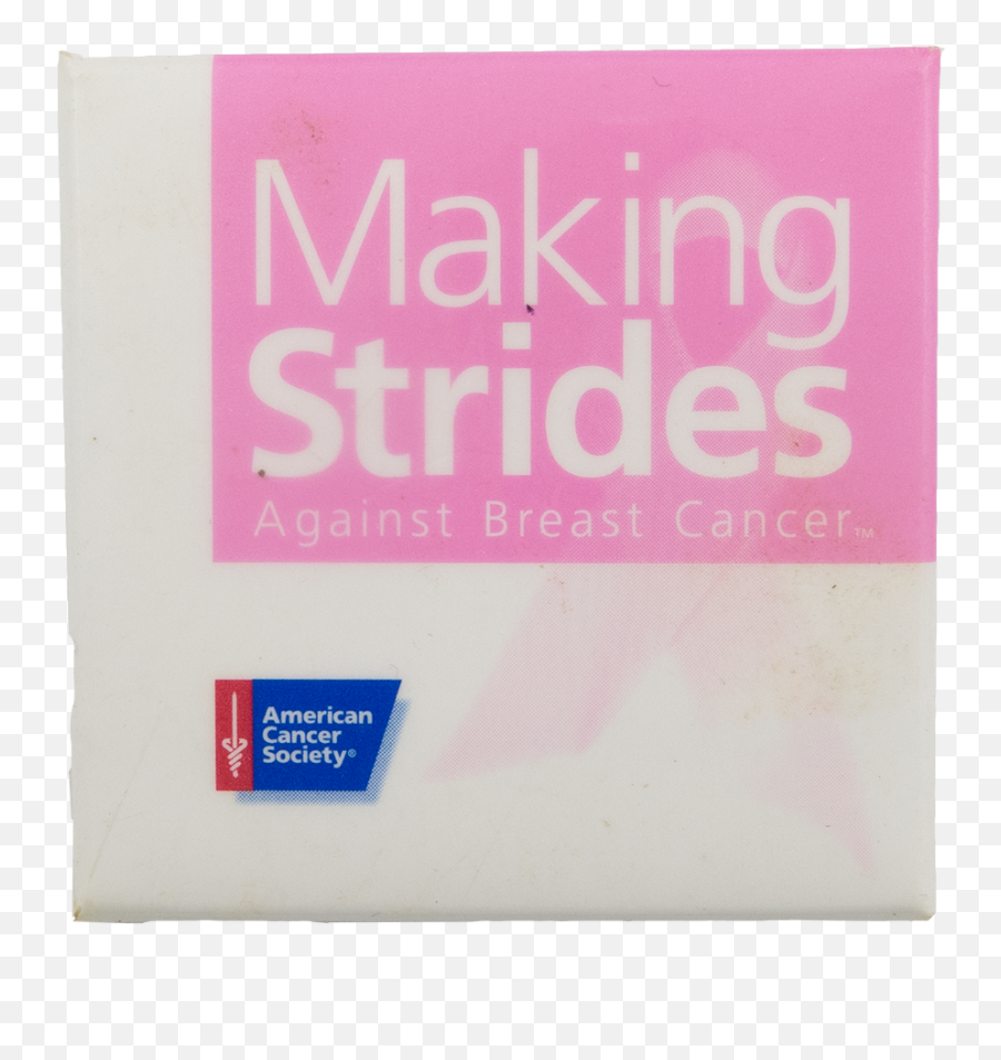 Making Strides Against Breast Cancer Busy Beaver Button Museum Emoji,American Cancer Society Logo Png