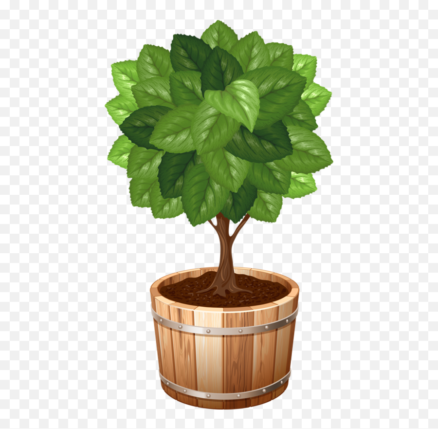 Download Pot Plant Clipart File - Potted Tree Clip Art Potted Plant Clipart Transparent Emoji,Plant Clipart