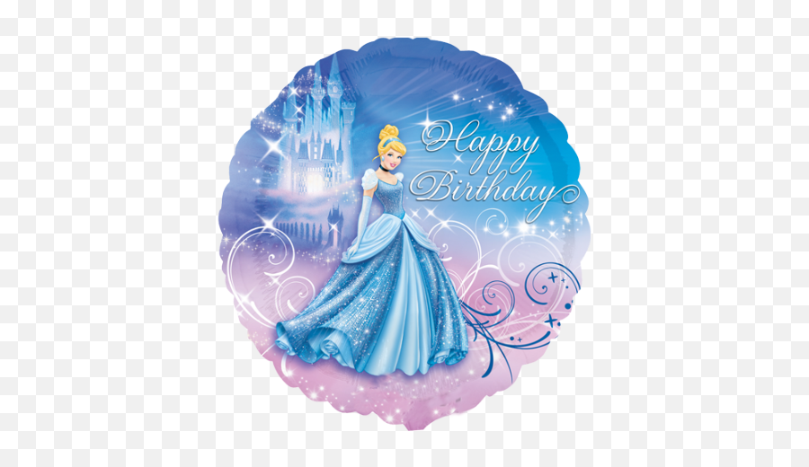 Download Cinderella Castle Happy - Frozen Happy Birthday Princess Emoji,Cinderella Png
